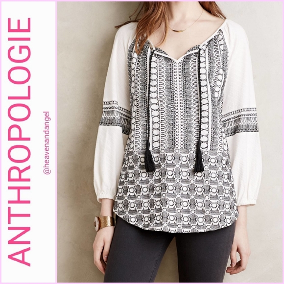 Anthropologie Tops - Anthropologie Akemi + Kin Aili Boho Peasant Top